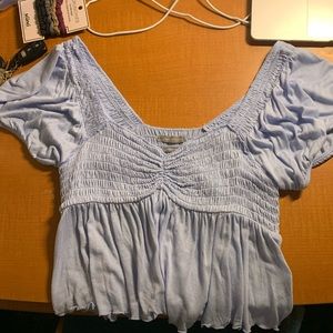Urban Outfitters Blue Crop Top/Blouse